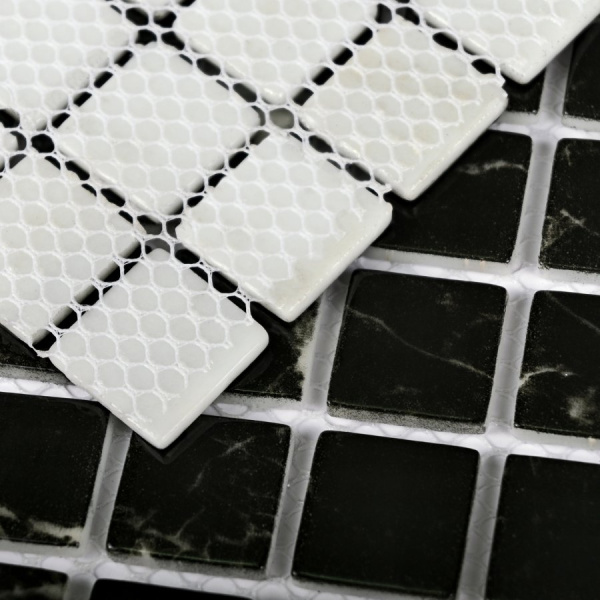 Мозаика Bonaparte Mia Black 30x30 стеклянная