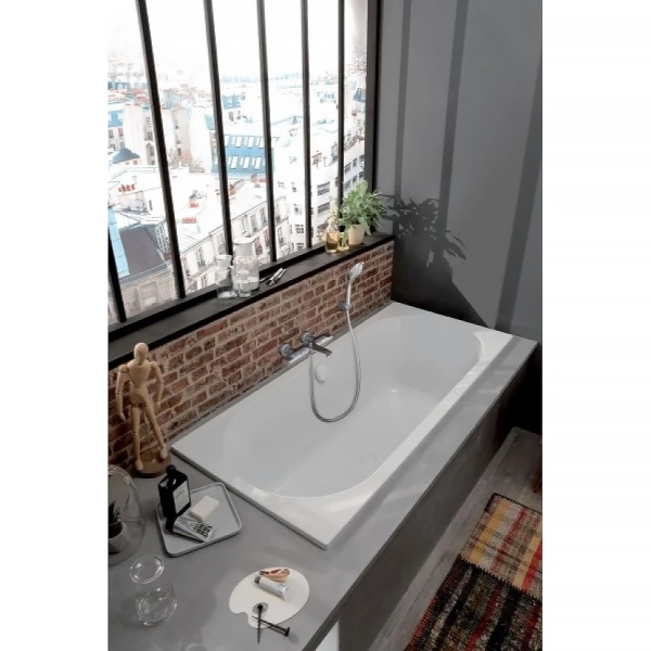 Ванна из искусственного камня Jacob Delafon Odeon Rive Gauche Flight 180x85 белая с ножками