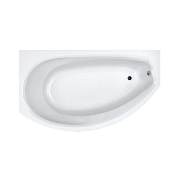 Акриловая ванна Marka One Damelia 170x100 L белая, с каркасом и экраном