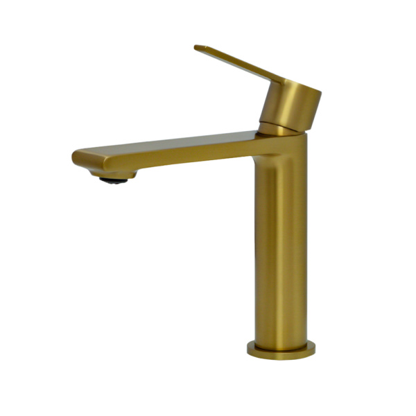 Смеситель для раковины AVS Elegant брашированное золото