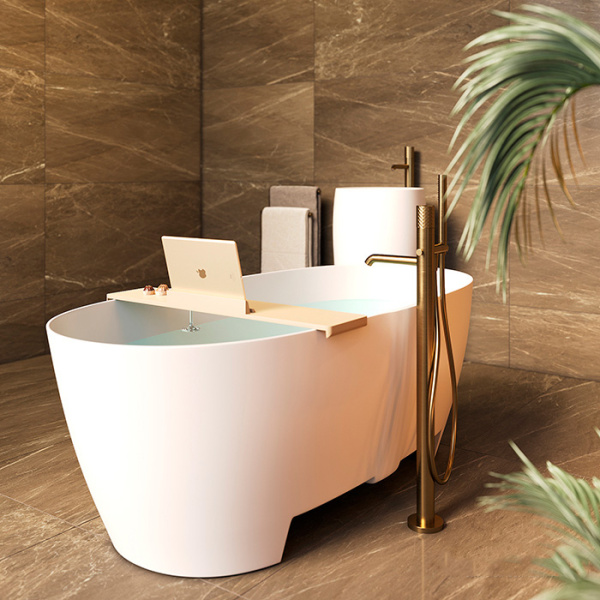 Ванна из искусственного камня Umy Home Lofo U-Solid 170x80 белая матовая