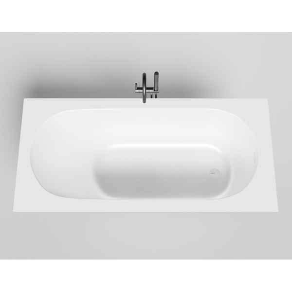 Ванна из искусственного камня Salini Ornella KIT S-Sense 170x80 белая с ножками