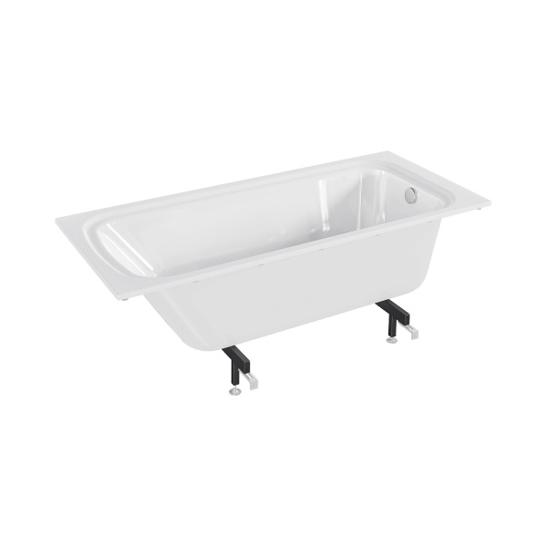 Ванна из искусственного камня Jacob Delafon Elite 170x75 белая с ножками