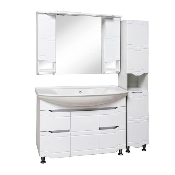 Тумба с раковиной Runo Стиль 00000001118+УТ000001524 105 см