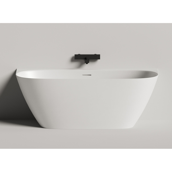 Ванна из искусственного камня Salini Sofia Wall S-Sense 160х80 белая