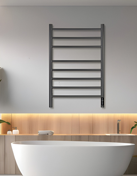 Полотенцесушитель электрический HAISAIYI Стандарт 50x80 оружейная сталь