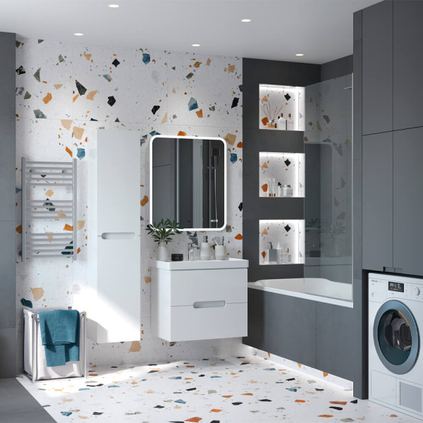 Тумба с раковиной Briz Пола 236 03-18060-15Н 60 см