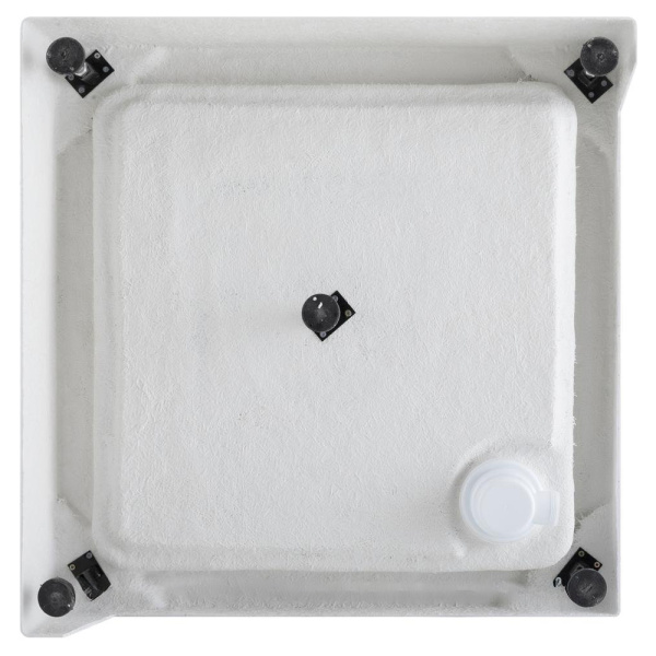 Поддон для душа Aquanet 100x100 белый с сифоном