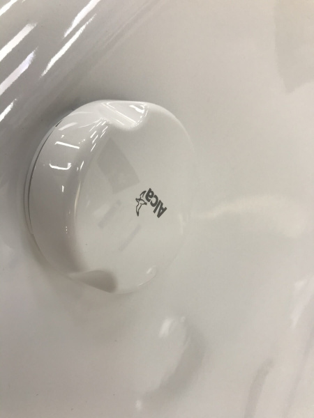 A51BM Сифон д/ван автомат d70 белый ALCAPLAST