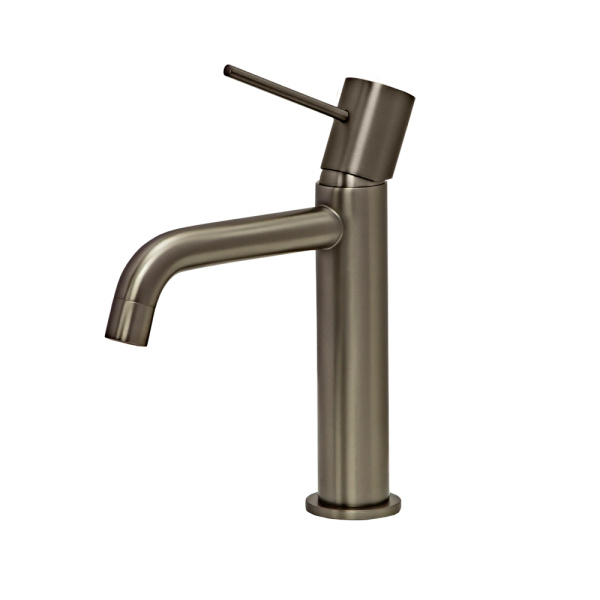 Смеситель для раковины AVS Slimmer оружейная сталь