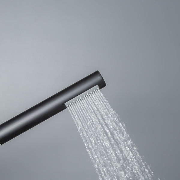 Душевой комплект AVS Slimmer 3в1 черный матовый