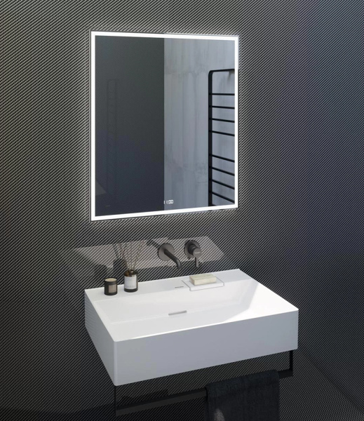 Раковина Kerama Marazzi Logica 70x48 с полотенцедержателем, белая