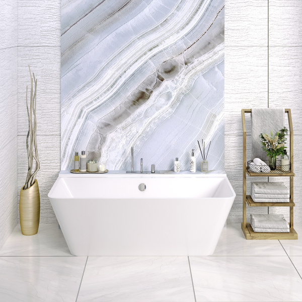 Ванна из искусственного камня Aqua de Marco Dante 170x75 белая