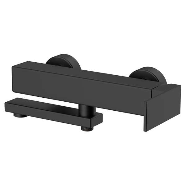 Смеситель для ванны с душем AVS Cube черный матовый