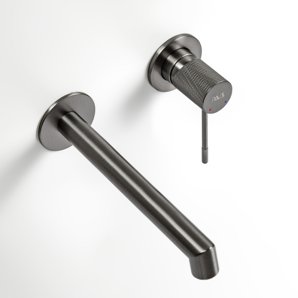 Смеситель для раковины AVS Seeme с внутренней частью, оружейная сталь