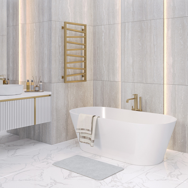 Ванна из искусственного камня Aqua de Marco Corsica 170x80 белая