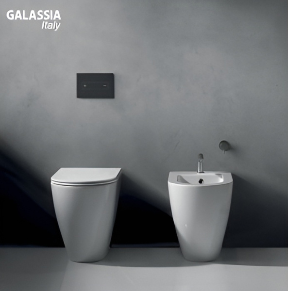 Унитаз приставной Galassia Dream 7327 безободковый, белый