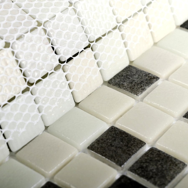 Мозаика Bonaparte Atlantis Nero 31,5x31,5 стеклянная