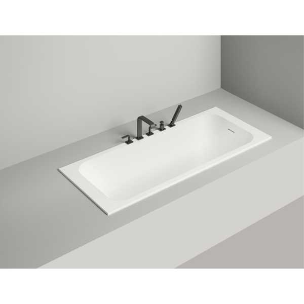 Ванна из искусственного камня Salini Orlando Kit S-Sensе 170х70 белая матовая, с ножками и донным клапаном