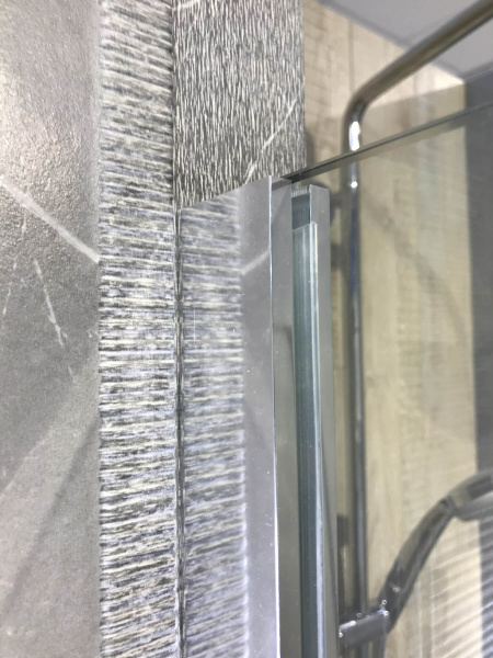 Душевая перегородка AVS Walk In 120 профиль хром, стекло прозрачное