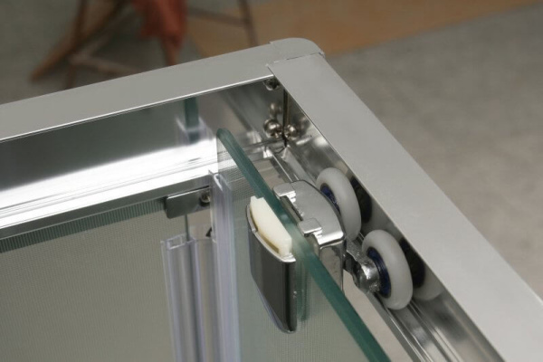 Душевой уголок BelBagno Uno UNO-195-AH-2-100/90-C-Cr 100х90 профиль хром, прозрачное стекло