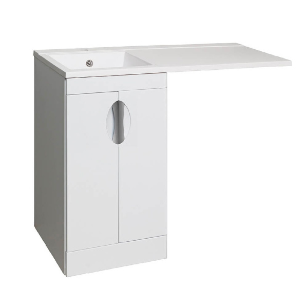 Тумба с раковиной Runo Лира 00-00000144+00-00001119 105 левая