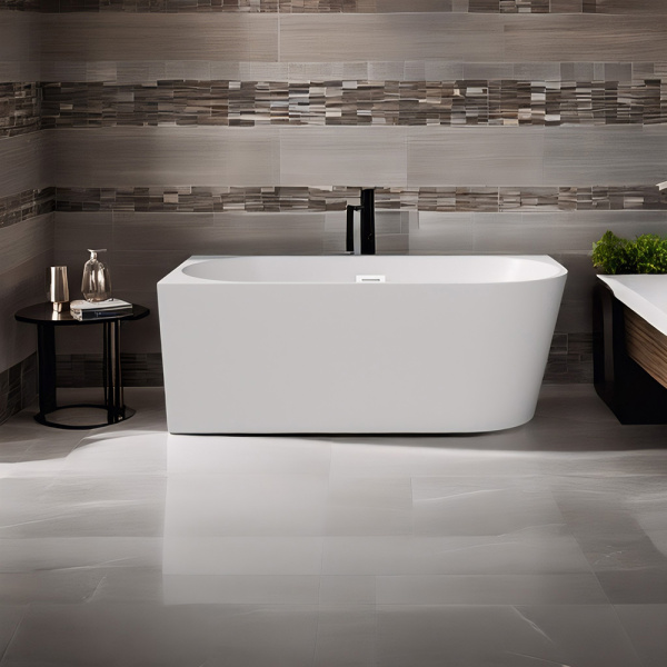 Акриловая ванна AVS Галатея 170x80 L белая с донным клапаном