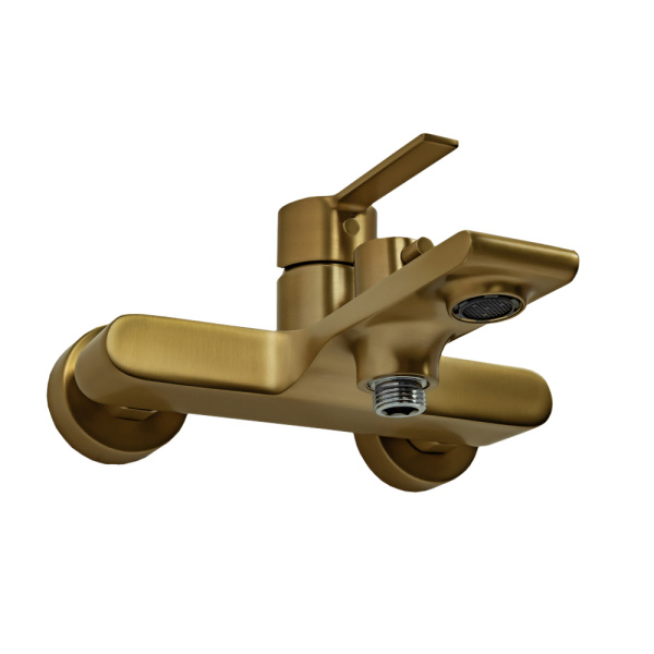 Смеситель для ванны и душа AVS Elegant брашированное золото