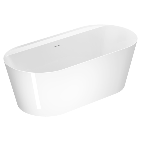 Акриловая ванна AVS Герда 170x80 белая с донным клапаном