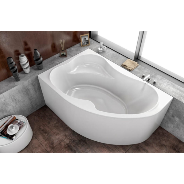 Акриловая ванна Kolpa-San Lulu 170х110 R белая, с каркасом и экраном